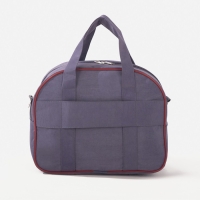 Чемодан малый 20", сумка дорожная на молнии, цвет серый Чемодан малый 20", сумка дорожная на молнии, цвет серый