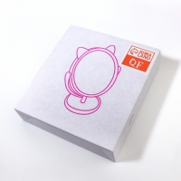 Зеркало настольное &laquo;Круг&raquo;, d зеркальной поверхности 14,5 см, цвет розовый