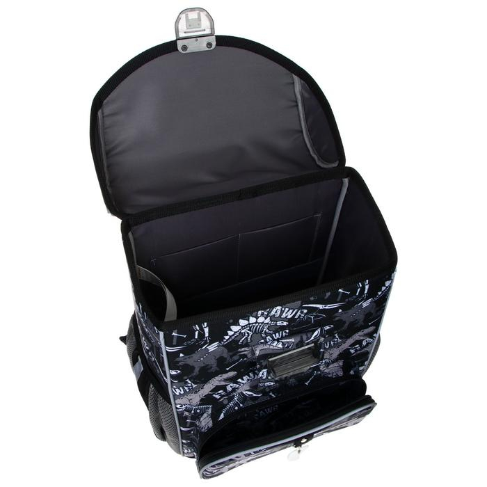 Ранец школьный на замке, 37 х 25 х 14 см, Erich Krause ErgoLine 15L, Dinosaur Park 51592