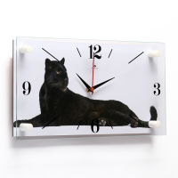 Часы настенные, интерьерные "Пума", бесшумные, 20 х 40 см Часы настенные, интерьерные "Пума", бесшумные, 20 х 40 см