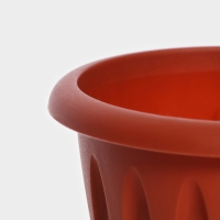 Горшок с поддоном &laquo;Фелиция&raquo;, 400 мл, цвет терракотовый