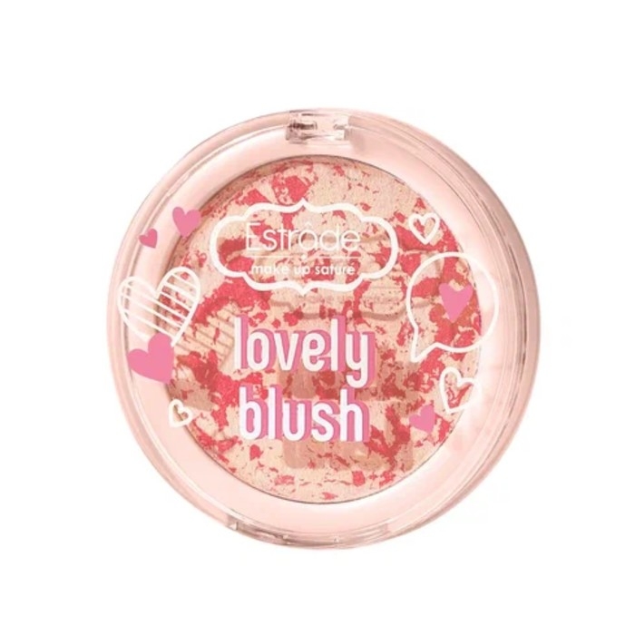 Румяна компактные Estr&acirc;de Lovely Blush, тон 201