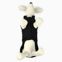 Одежда для собак. Куртка зимняя &laquo;Тёплая зима&raquo;, чёрная, размер XL