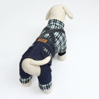 Комбинезон "Men", размер XL (ДС 40 см, ОГ 50 см, ОШ 40 см), синий Комбинезон "Men", размер XL (ДС 40 см, ОГ 50 см, ОШ 40 см), синий