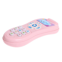 Обучающая игрушка &laquo;Умный пульт&raquo;, цифры, формы, песни, звуки, цвет розовый