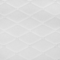 Обшивка салона авто 100×160×0,7 см, кожзам/поролон, ромб, белая строчка Обшивка салона авто 100×160×0,7 см, кожзам/поролон, ромб, белая строчка