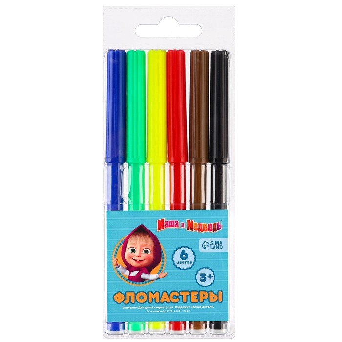 Подарочный набор, 7 предметов, Маша и медведь