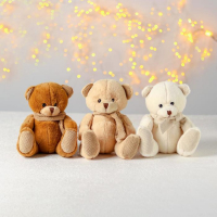 Мягкая игрушка &laquo;Мишка&raquo;, в шарфике букле, цвета МИКС