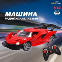 Машина радиоуправляемая &laquo;Шоукар&raquo;, 1:14, световые эффекты, открываются двери, работает от батареек, цвет красный