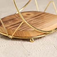 Подставка для кашпо "Астрид" овальная 13х10х13см Подставка для кашпо "Астрид" овальная 13х10х13см