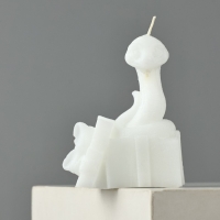 Новый год 2025! Свеча интерьерная «Новогодняя коллекция: Змейка с подарком», белая 77 х 61 х 35 Новый год 2025! Свеча интерьерная «Новогодняя коллекция: Змейка с подарком», белая 77 х 61 х 35