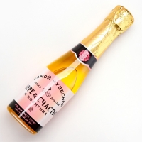 Гель для душа во флаконе шампанское &laquo;Море счастья&raquo;, 250 мл, аромат фруктового десерта, Новый Год