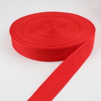 Стропа ременная, 40 мм, 50 &plusmn; 1 м, плотность 15,5 гр/м, цвет красный №35