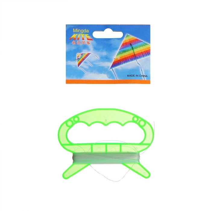 Воздушный змей &laquo;Цветные полоски&raquo;, с леской