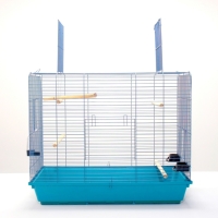 Клетка для птиц, "Рикки max 3", с открывающимся верхом, 79 х 44 х 65 см, микс цветов