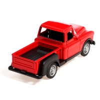 Машина «Ретро пикап», металлическая, инерция, открываются двери, световые и звуковые эффекты, 1:32, цвет красный Машина «Ретро пикап», металлическая, инерция, открываются двери, световые и звуковые эффекты, 1:32, цвет красный