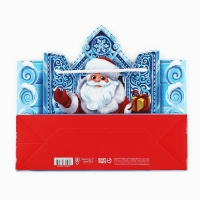 Пакет подарочный новогодний &laquo;Дед Мороз&raquo;, 30 х 26 х 10 см , Новый год