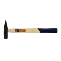 Молоток слесарный ТУНДРА, квадратный боек, деревянная рукоятка, 300 г