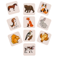 Картинки-половинки &laquo;Животные&raquo;