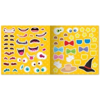 Книжка-вырезалка &laquo;Весёлые глазастики&raquo;, 20 стр., более 20 глазок