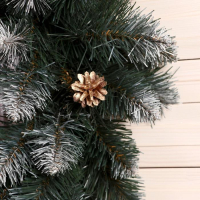 Венок "Интерьерный Белоснежная" (шишка золото ) 55см Венок "Интерьерный Белоснежная" (шишка золото ) 55см