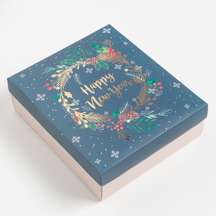 Новогодний подарочный набор Этель Новогодний подарочный набор Этель "Happy new year", полотенце и аксессуары