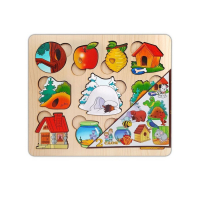 Развивающая доска &laquo;Где чей домик?&raquo;