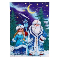 Деревянный пазл фигурный &laquo;Волшебный Новый год!&raquo;