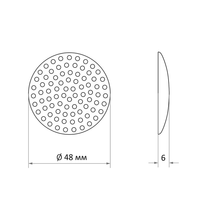Стопор ТУНДРА, мебельный, 48 х 6 мм, 4 шт. Стопор ТУНДРА, мебельный, 48 х 6 мм, 4 шт.