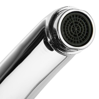 Cмеситель для кухни Accoona A4240, однорычажный, с гайкой, силумин, хром Cмеситель для кухни Accoona A4240, однорычажный, с гайкой, силумин, хром