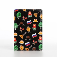 Обложка для паспорта, цвет чёрный Обложка для паспорта, цвет чёрный