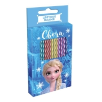 Набор свечей в торт 6 штук, с цветным пламенем, Холодное сердце Набор свечей в торт 6 штук, с цветным пламенем, Холодное сердце