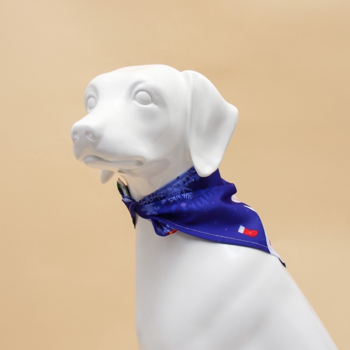 Новый год. Бандана для животных "Новогодняя", размер S (ОШ до 42 см)