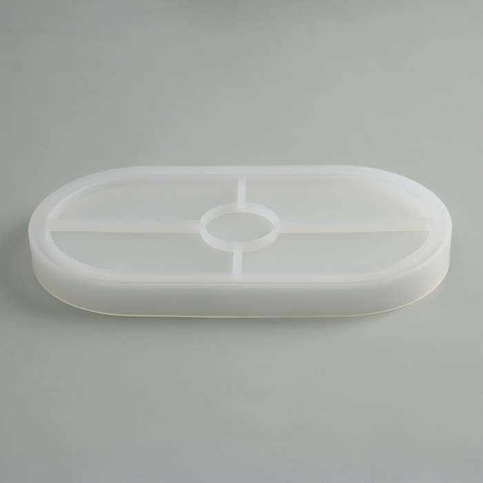 Набор для создания поддона из гипса с сухоцветами &laquo;Овал&raquo;