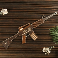 Сувенир деревянный автомат "М16", малый