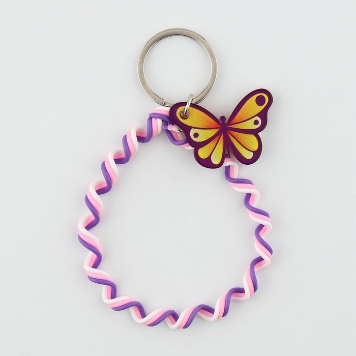 Брелок для ключей детский шнурок «Самая яркая», 15 х 6 см Брелок для ключей детский шнурок «Самая яркая», 15 х 6 см