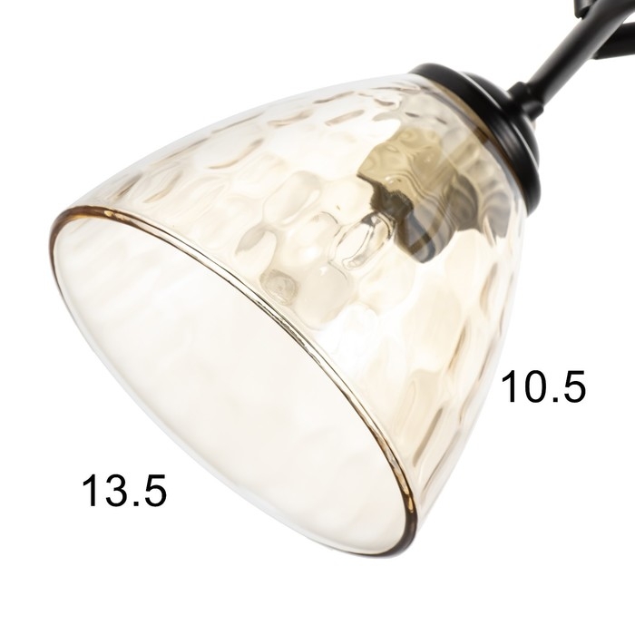 Люстра "Шарлин" 3хЕ27 40Вт черный 48х48х26 см BayerLux