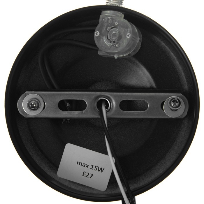 Бра Бра "Онлайн" (цил.) 1х15Вт Е27 МОДЕЛЬ:BR 02076 черный 10,5х15х27см