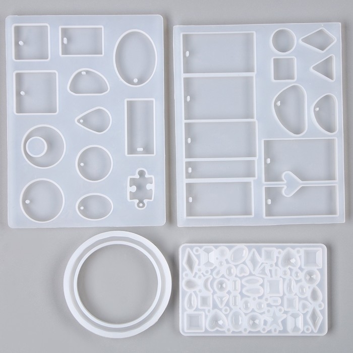 Набор силиконовых молдов и аксессуаров, для эпоксидной смолы