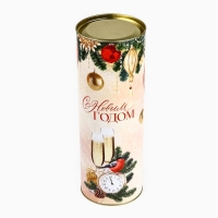 Тубус под бутылку &laquo;С Новым годом&raquo;, 34.5 х 12.5 х 12.5 см