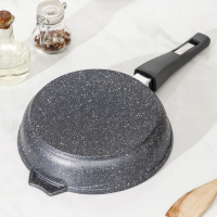 Сковорода &laquo;Гранит&raquo;, d=22 см, съёмная ручка, антипригарное покрытие, цвет серый