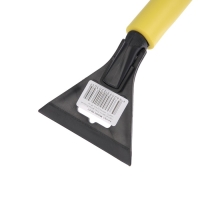 Щетка сметка, со скребком, Torso MG-011 автомобильная, мягкая ручка, 48 см, МИКС