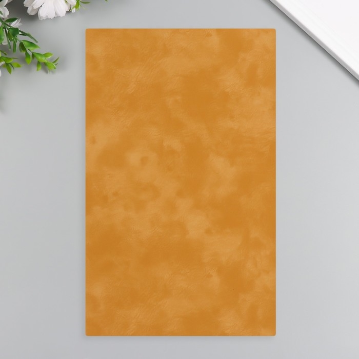 Лист для творчества иск.кожа Лист для творчества иск.кожа "Масло. Матовый" горчица лист 33х20 см толщина 0,74 мм