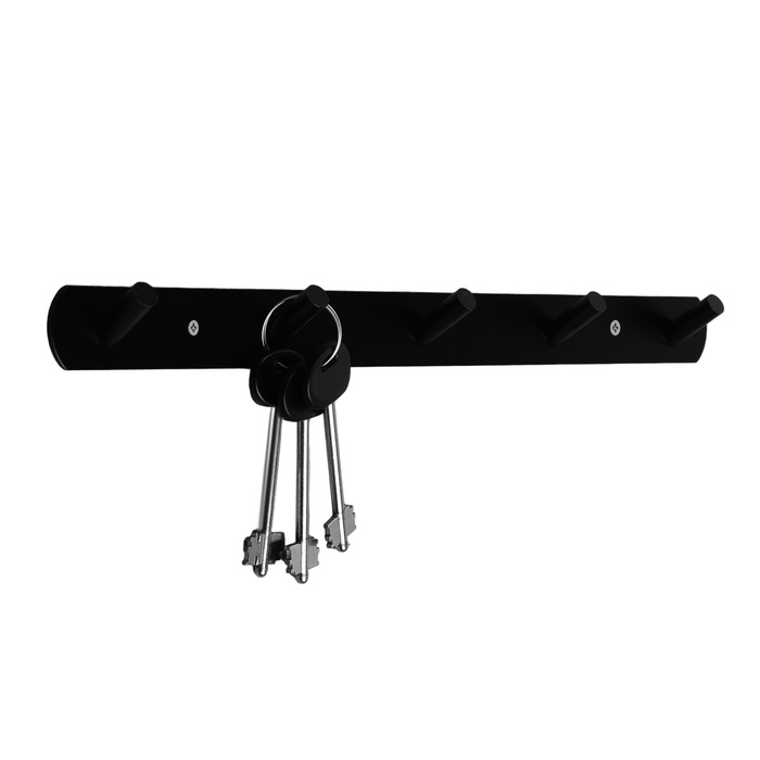 Вешалка CAPPIO CVP001, металлическая, пятирожковая, цвет черный