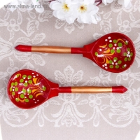 Ложка &laquo;Краснушка&raquo;, столовая, 19&times;6 см, хохлома, микс