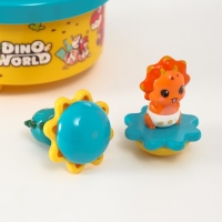 Сувенир музыкальный механический магнитный "Динозавры" 12,2х12,2х11,5 см