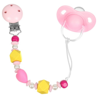 Подарочный набор: Держатель для соски-пустышки и прорезыватель &laquo;Принцесса&raquo;, Mum&Baby