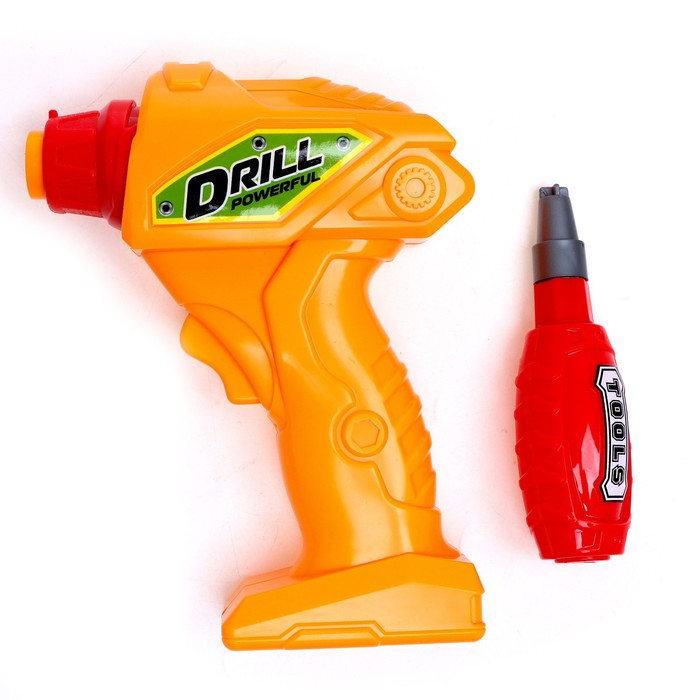 Конструктор винтовой &laquo;Эвакуатор&raquo;, с электрическим шуруповёртом, радиоуправление, 30 деталей