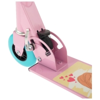 Самокат-снегокат 2 в 1 GRAFFITI &laquo;Красотка&raquo;, цвет розовый