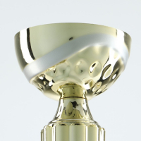 Кубок 106, наградная фигура, золото, подставка камень, 18.8 см